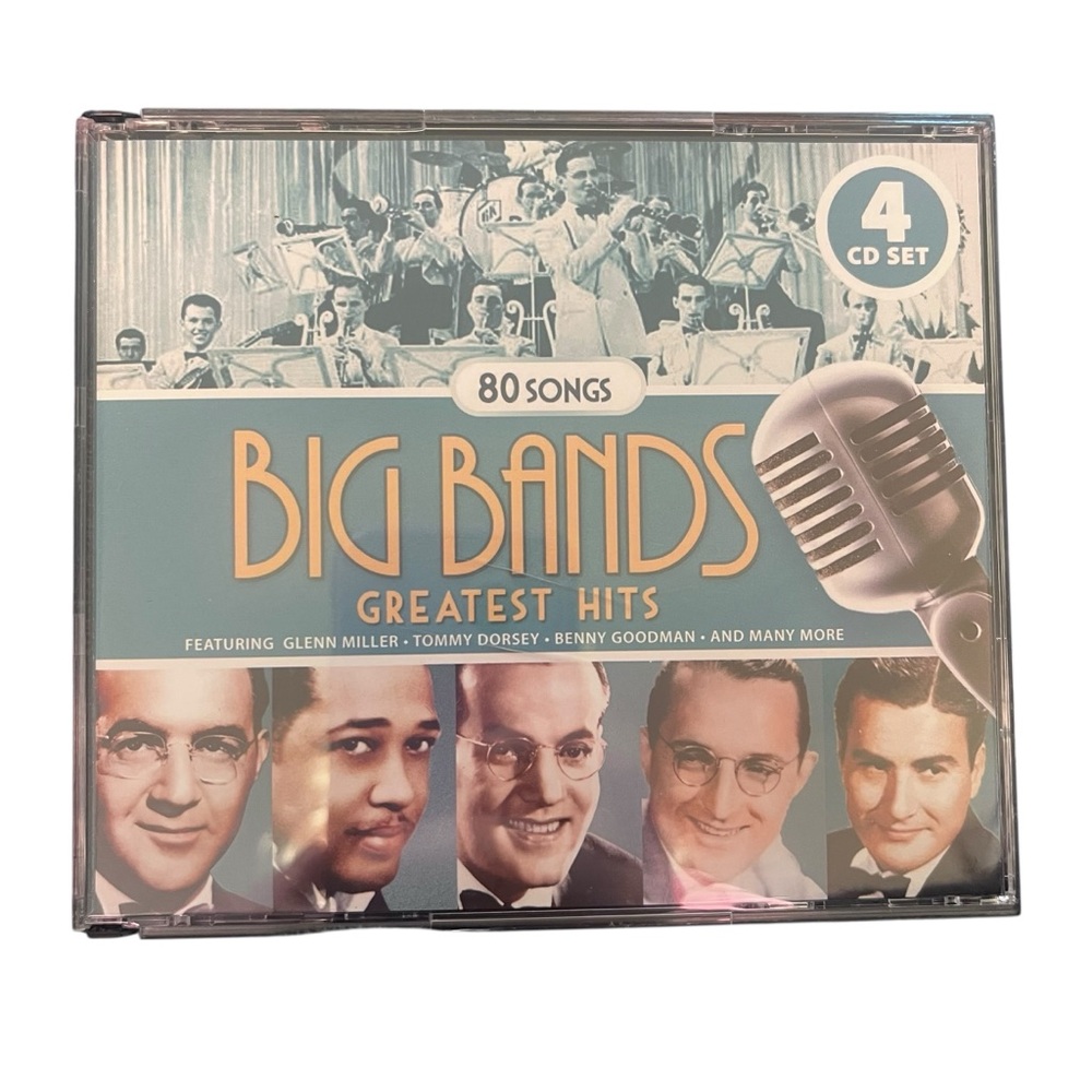 Big Bands Greatest Hits CDs - 80-Song 4 CD Set